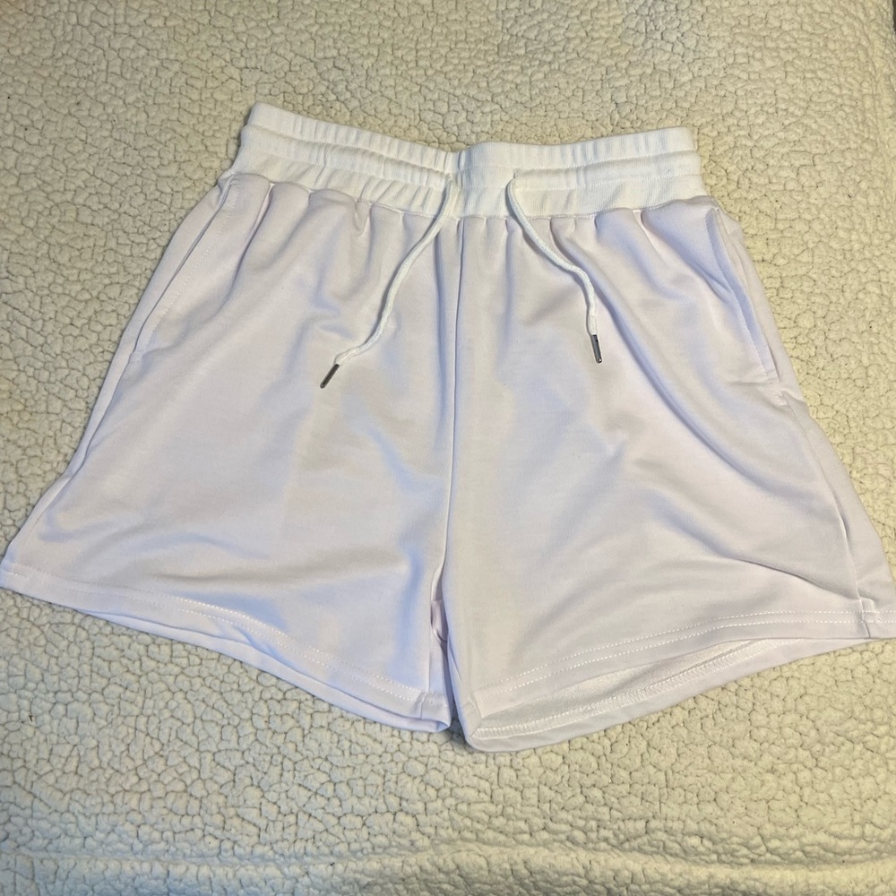 White Sweat Shorts
